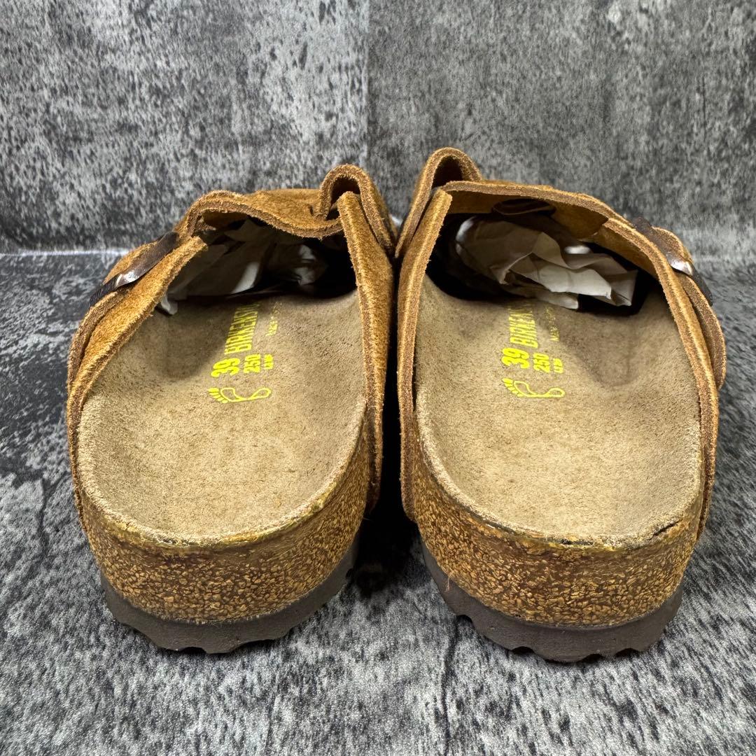 【試着程度】ビルケンシュトック ボストン サボサンダル ミンク 25cm