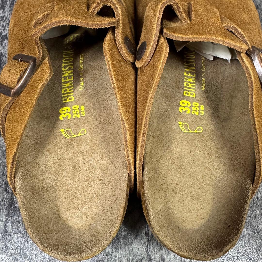 【試着程度】ビルケンシュトック ボストン サボサンダル ミンク 25cm