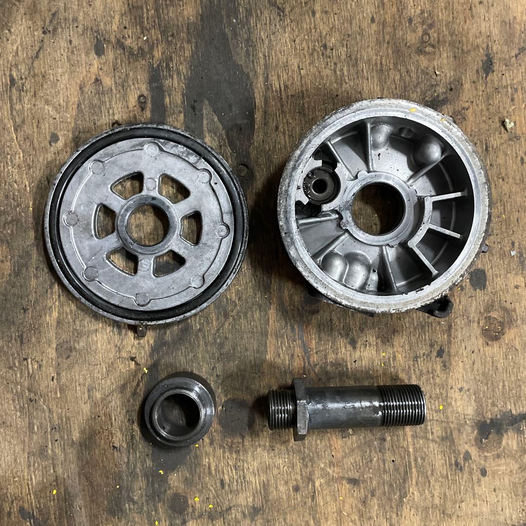 【送料無料】XJR400 4hm オイルクーラー 取り出し口 セット