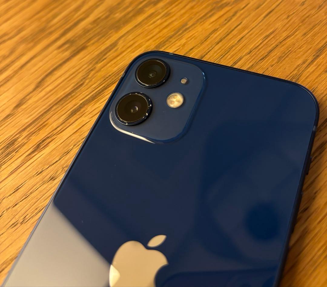 Apple iPhone 12 mini ディープブルー 本体 傷なし