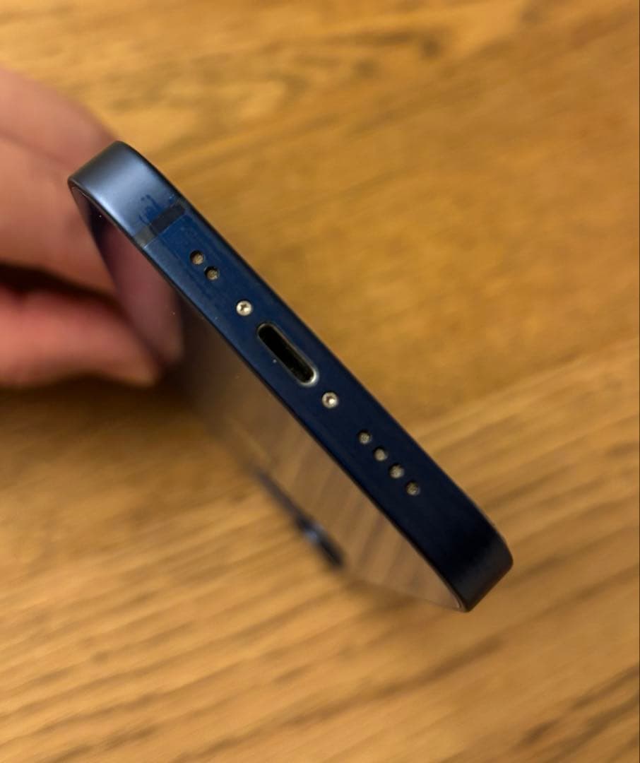 Apple iPhone 12 mini ディープブルー 本体 傷なし