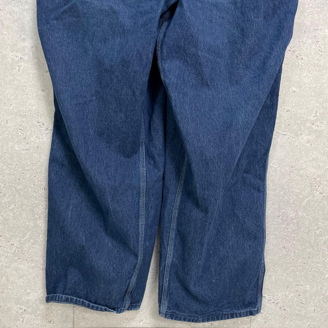 カーハート　デニムオーバーオール　ペインター　ビックサイズ極太W52 L30程度