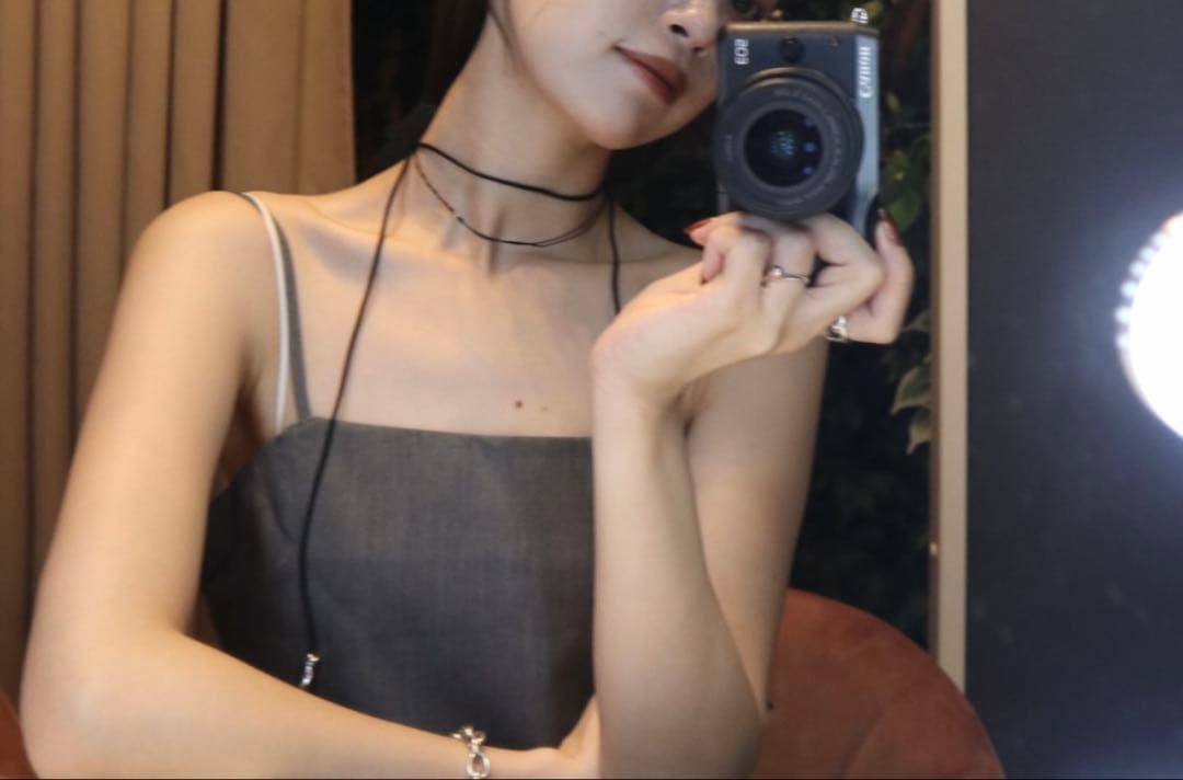 anuke アンヌーク Cutoff Twill Bustier