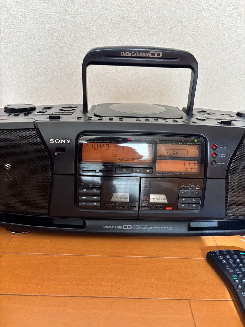 ラジオ・コンポ SONY CFD-900 DoDeCaHORN