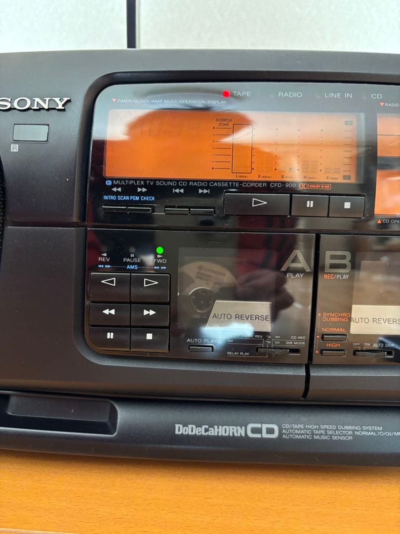 ラジオ・コンポ SONY CFD-900 DoDeCaHORN