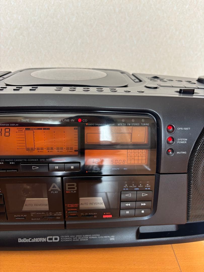 ラジオ・コンポ SONY CFD-900 DoDeCaHORN