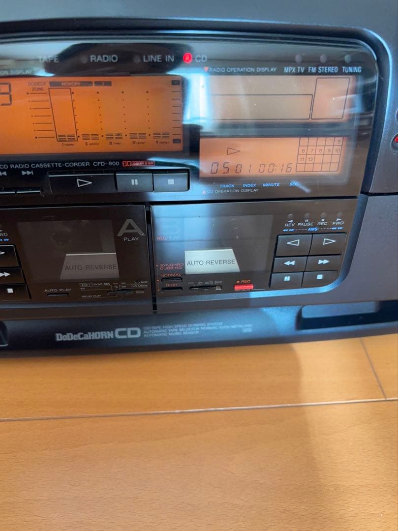 ラジオ・コンポ SONY CFD-900 DoDeCaHORN