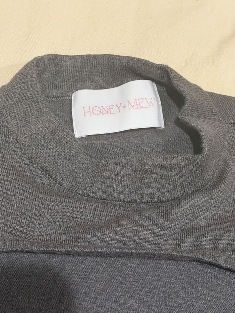 HONEYMEW イモちゃんコラボ HWモノグラムアンサンブルワンピース ピンク