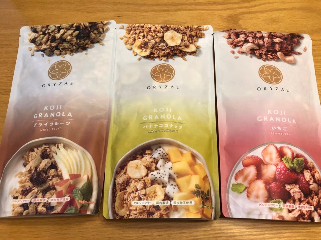 (りんりん様)麹グラノーラ3点、干し芋8点