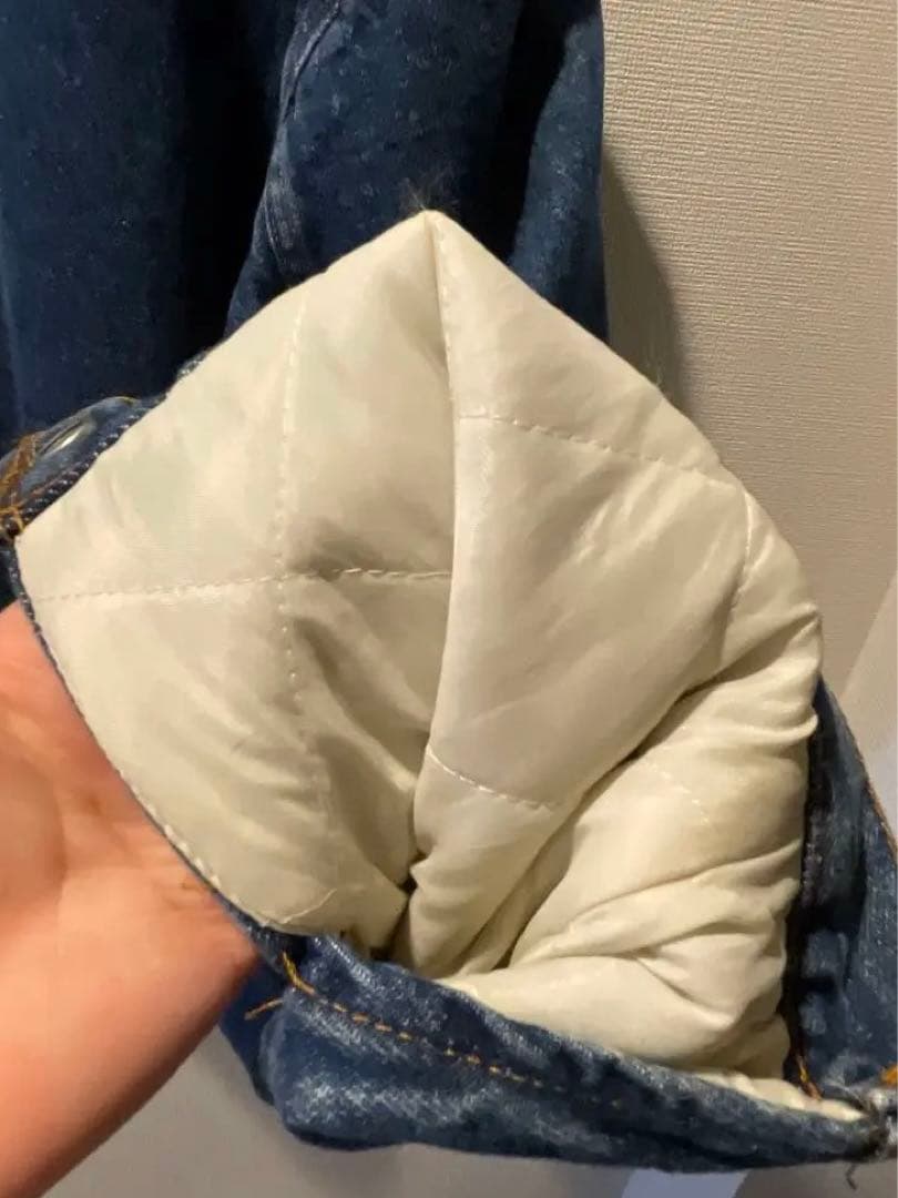 LEVI'S ボア襟付きデニムジャケット　メンズ　40センチ