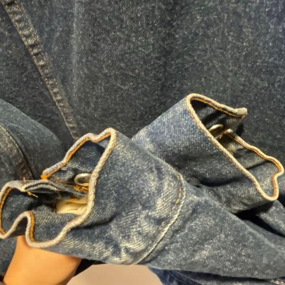 LEVI'S ボア襟付きデニムジャケット　メンズ　40センチ