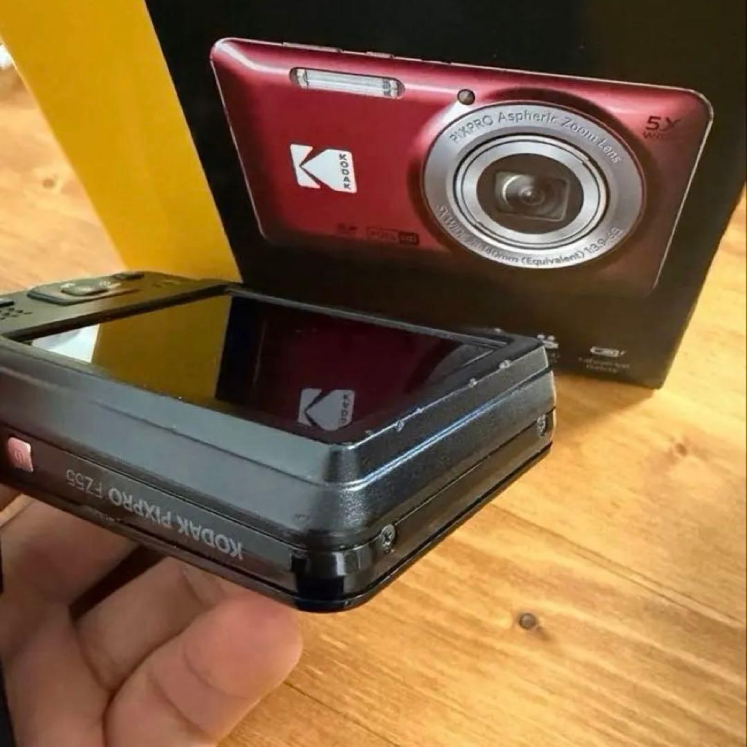 kodak fz55 ブラック　別売り32GB SDカード&ケース付き　デジカメ