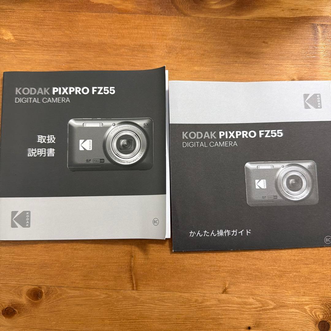 kodak fz55 ブラック　別売り32GB SDカード&ケース付き　デジカメ