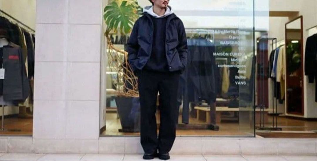 UNUSED アンユーズド コーチジャケット 中綿シンサレート ブラック Ｌ