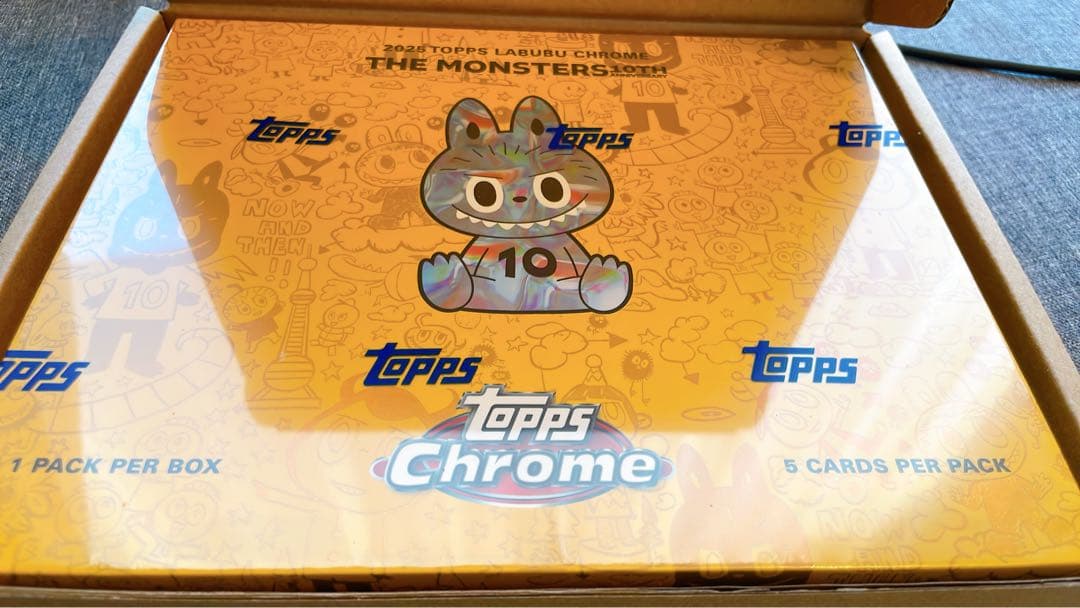 新品 未使用 Topps Chrome 10周年記念ボックス　１BOX