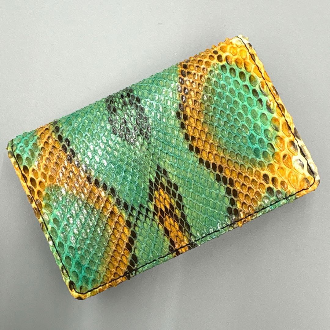 パイソン名刺入れとパイソン財布セット