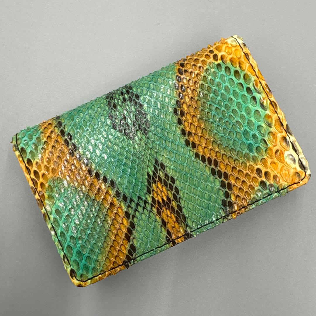 パイソン名刺入れとパイソン財布セット