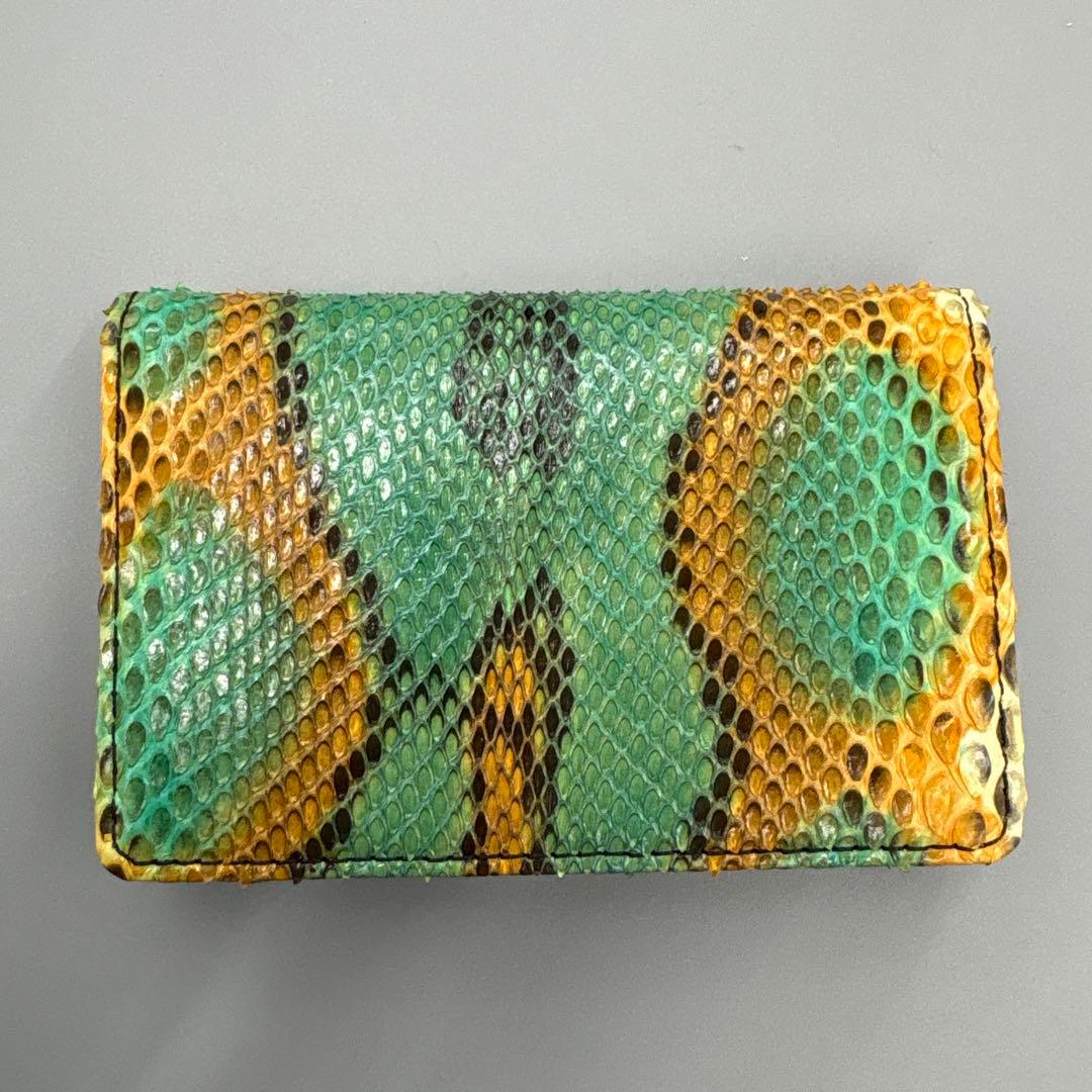 パイソン名刺入れとパイソン財布セット