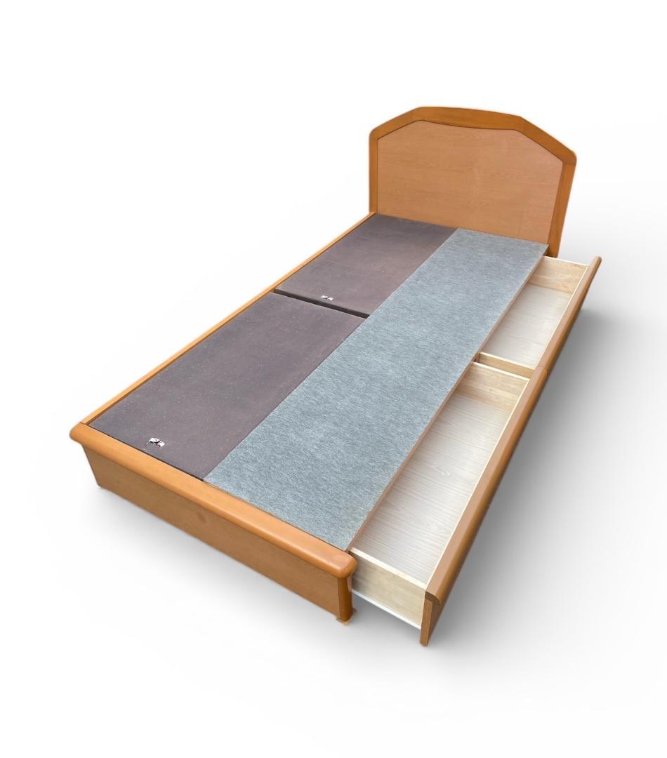 大阪京都限定 シモンズ シングルサイズ ベッドフレーム マットレス セット