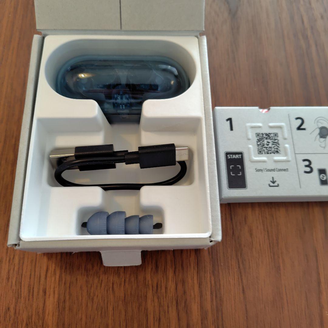 【未使用】上箱無し　SONY WF-C710N ワイヤレスイヤホン◇グラスブルー