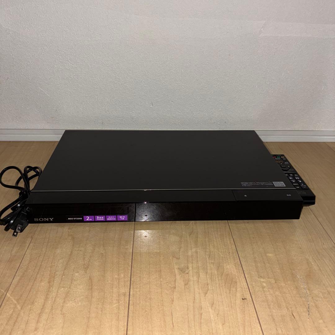 Sony ブルーレイレコーダー　BDZ-ET2200動作ok です
