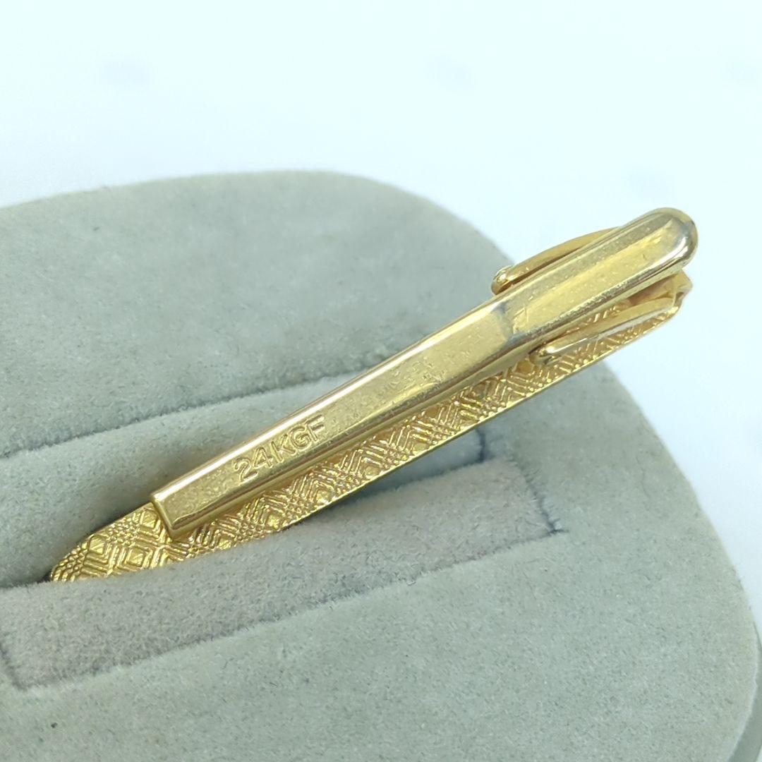 Cartier カルティエ　ネクタイピン　ロゴ　24KGF