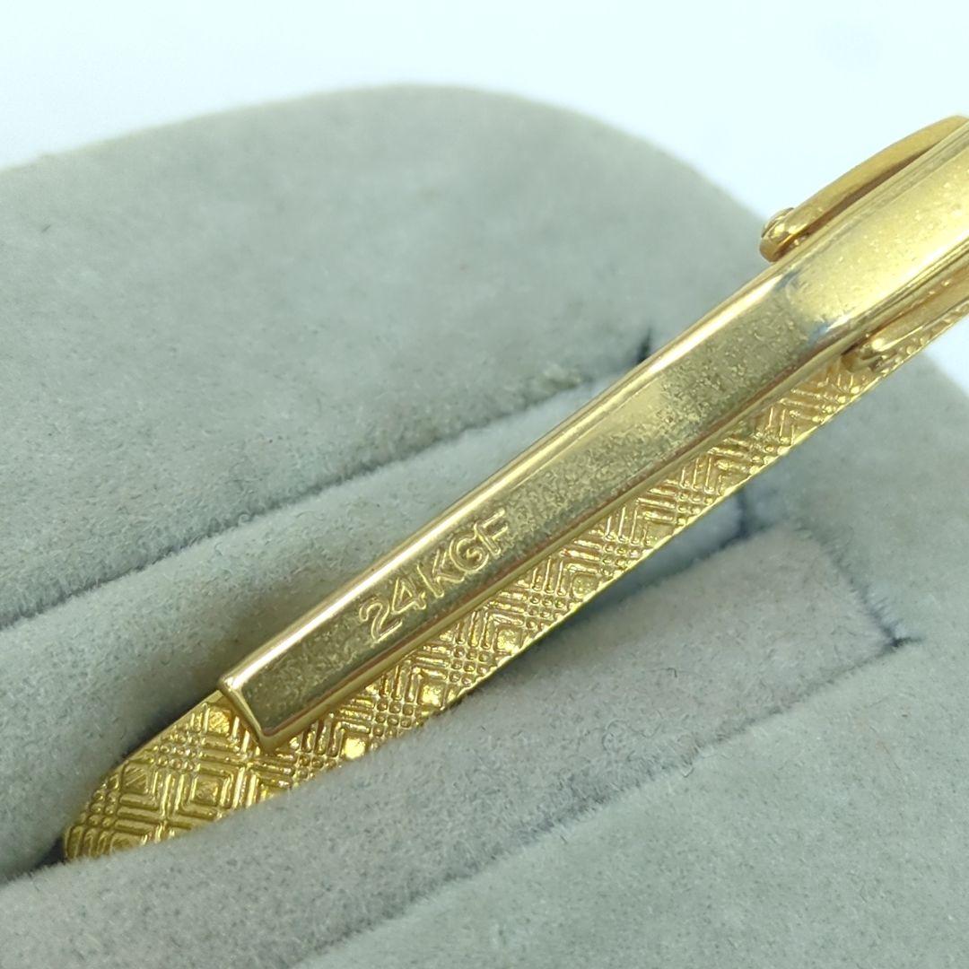 Cartier カルティエ　ネクタイピン　ロゴ　24KGF