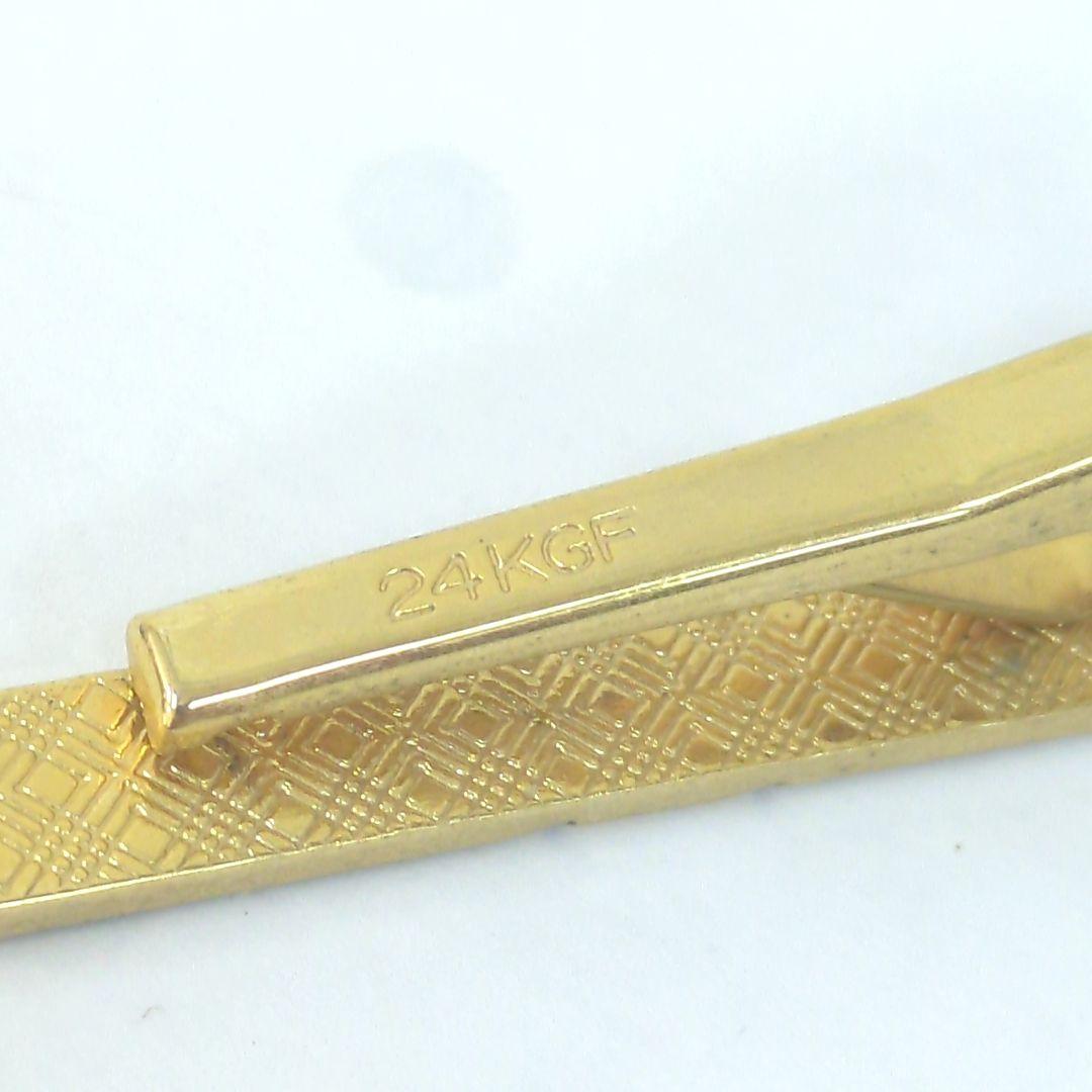 Cartier カルティエ　ネクタイピン　ロゴ　24KGF