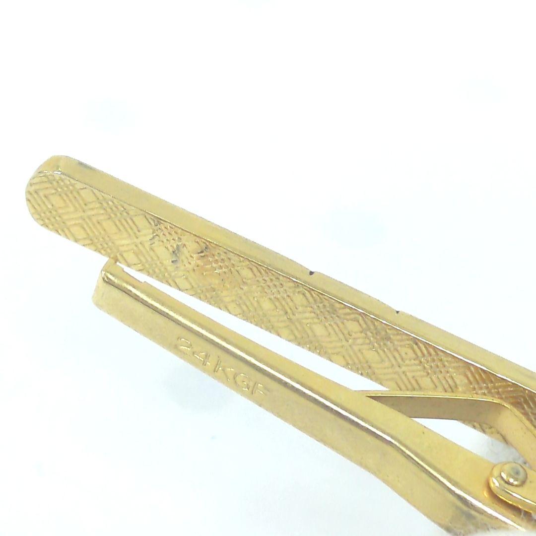 Cartier カルティエ　ネクタイピン　ロゴ　24KGF