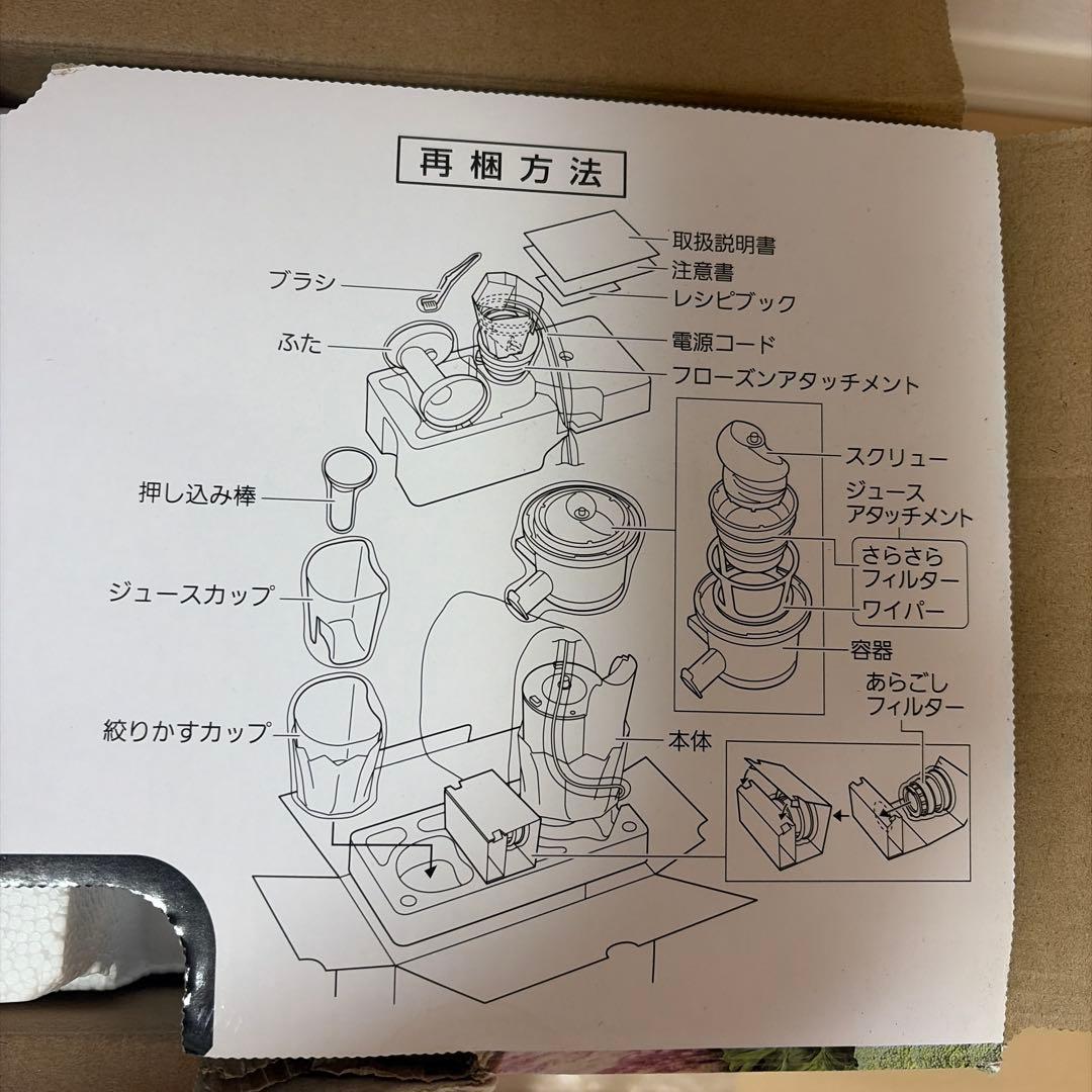 値下げしましたPanasonic MJ-L600-H 低速ジューサー
