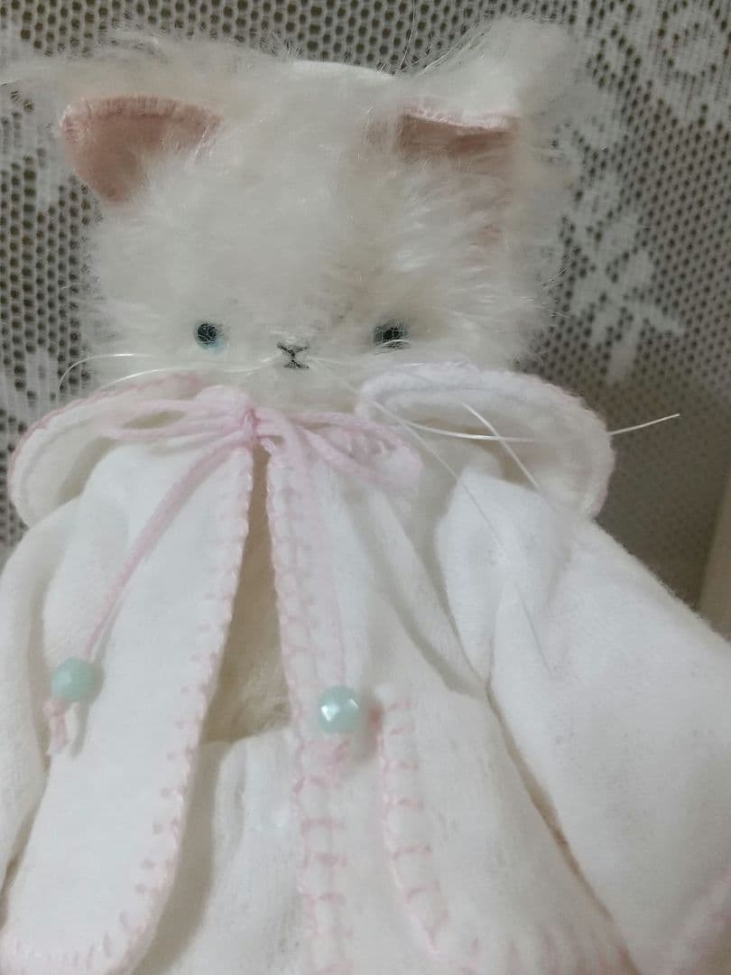 ♡作家ぬいぐるみ作家ベアアーティストベア猫ネコねこ箱つき作家テディベア