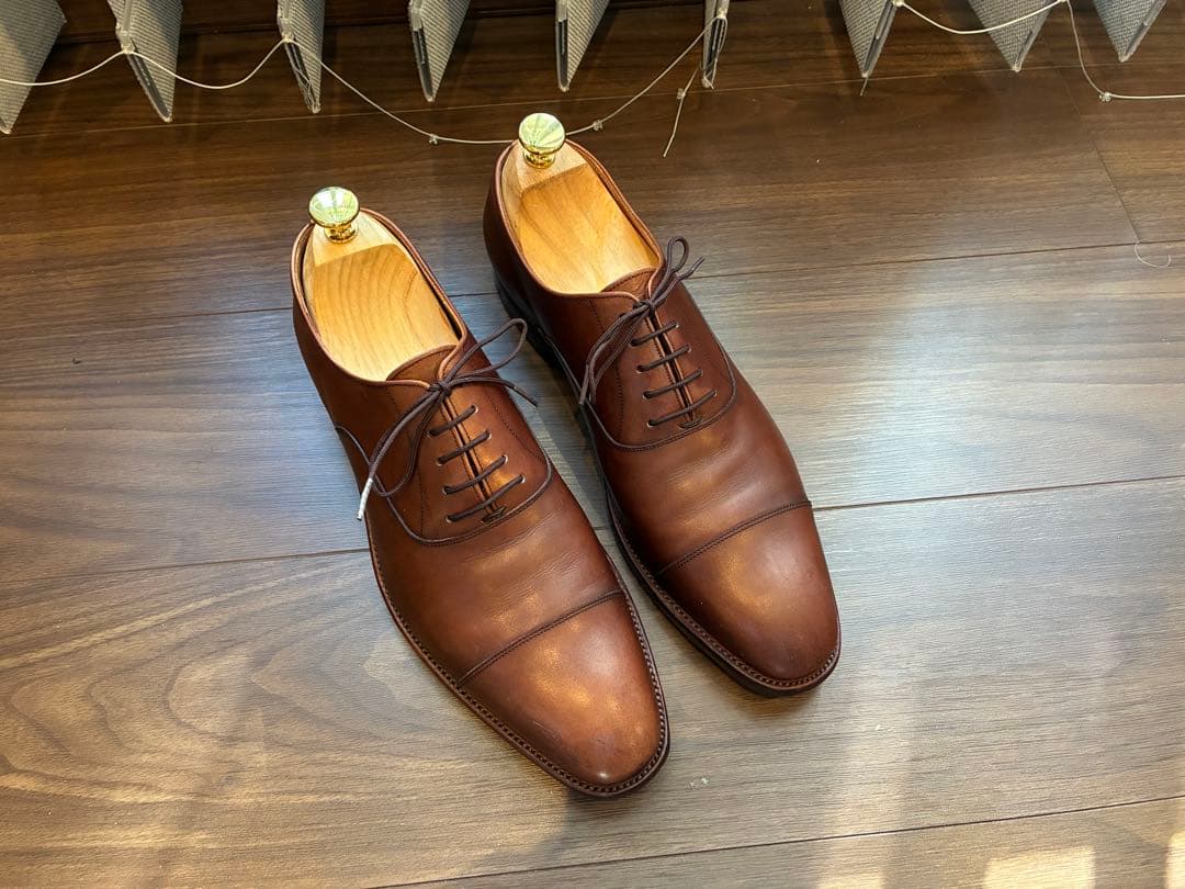 スコッチグレイン 匠モデル 使用少ない ストレートチップ