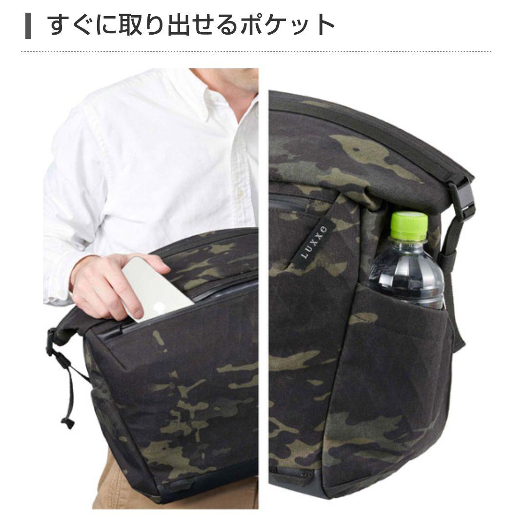 【新品】ハクバ LUXXe（ラグゼ）フィールド ロールトップショルダーバッグ18