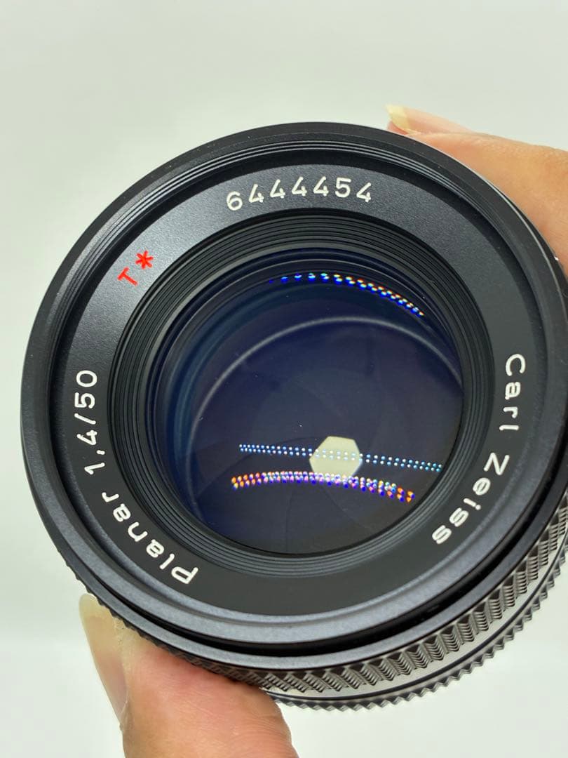 CONTAX Planar 50/1.4 フード&ムターI&マウントアダプタ付