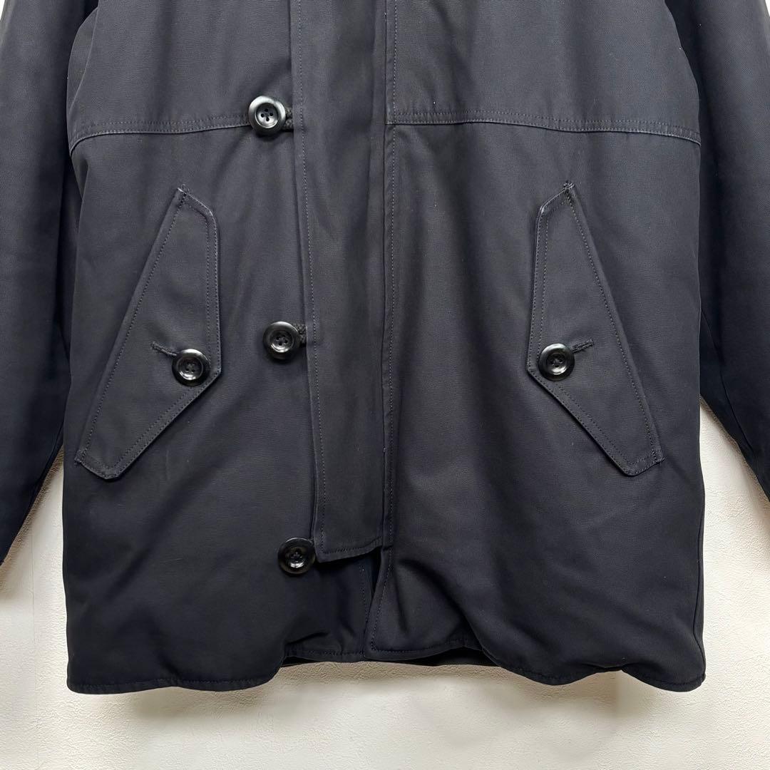 ポールスミス n3b ダック地 ジャケット コート アウター ラクーン ブラック
