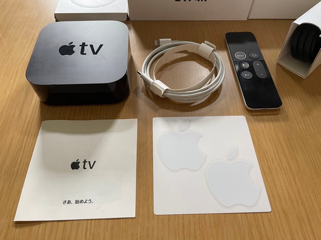 Apple TV 4K 64GB 本体 + リモコン + ケーブル