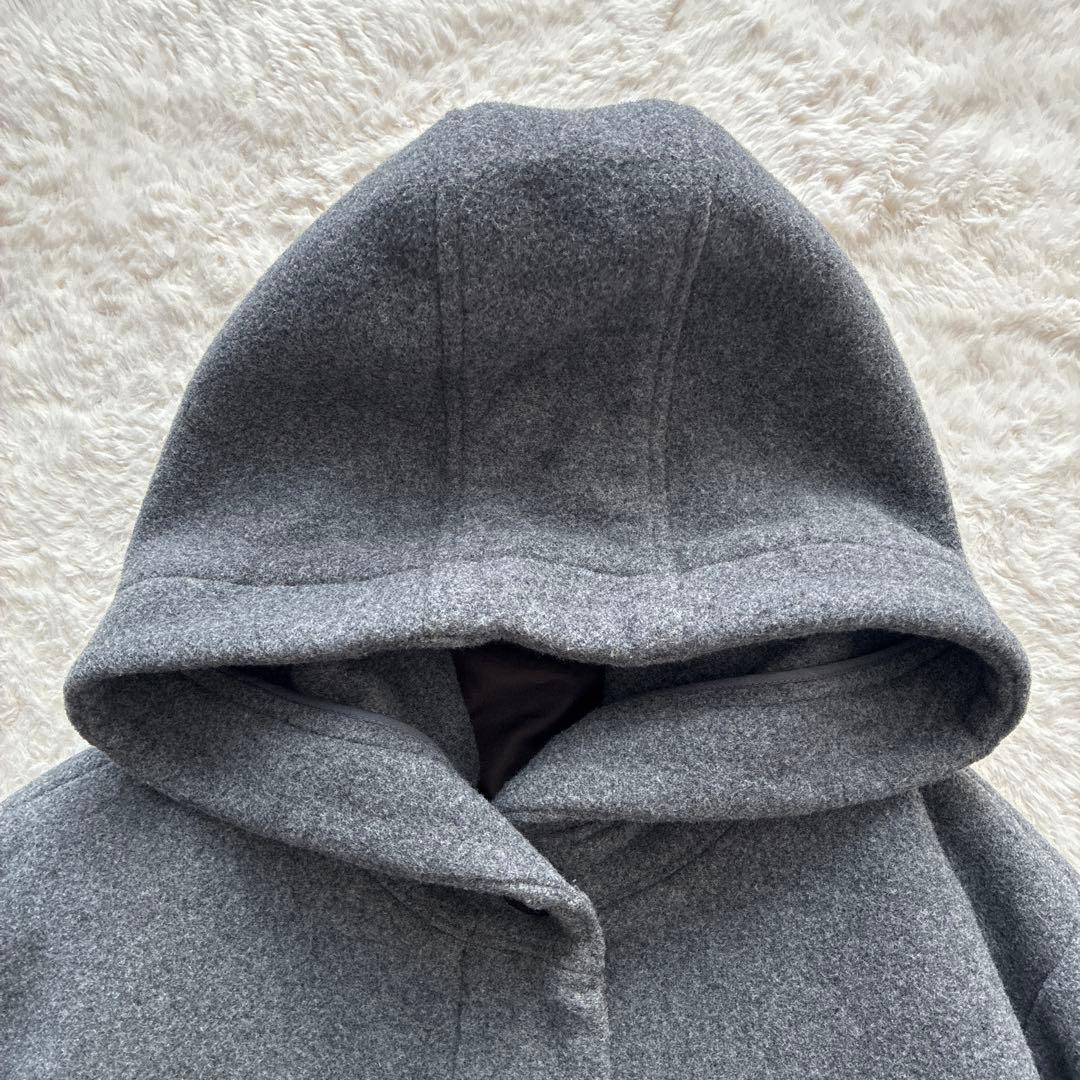 美品✨アデュートリステス 近年モデル フード付 ウール コート ゆったり 大きめ