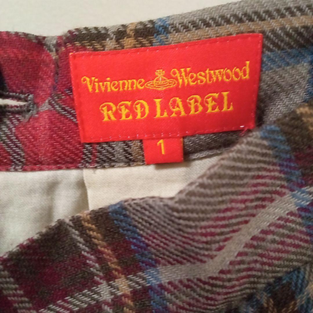 値下げ♪VivienneWestwood ♡ウールスカート 花柄チェック バラ