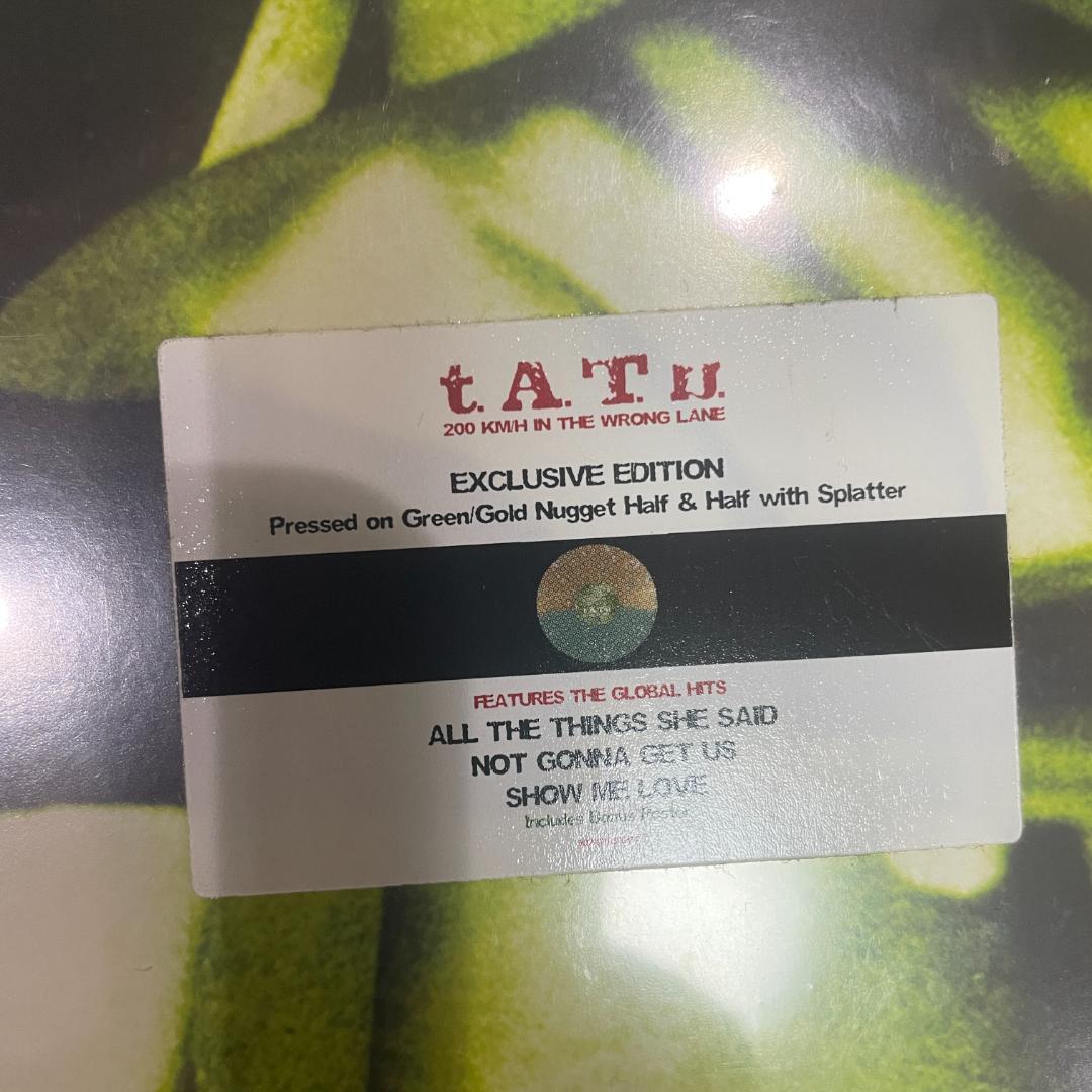 新品LP t.A.T.u. 200 KM/H IN THE WRONG LANE