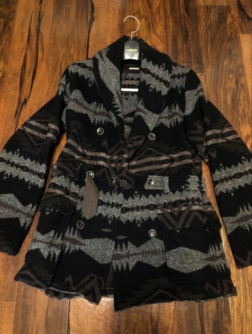 【美品】キャピタル　KAPITAL ウールコート　ネイティブ　ナバホ　オルテガ