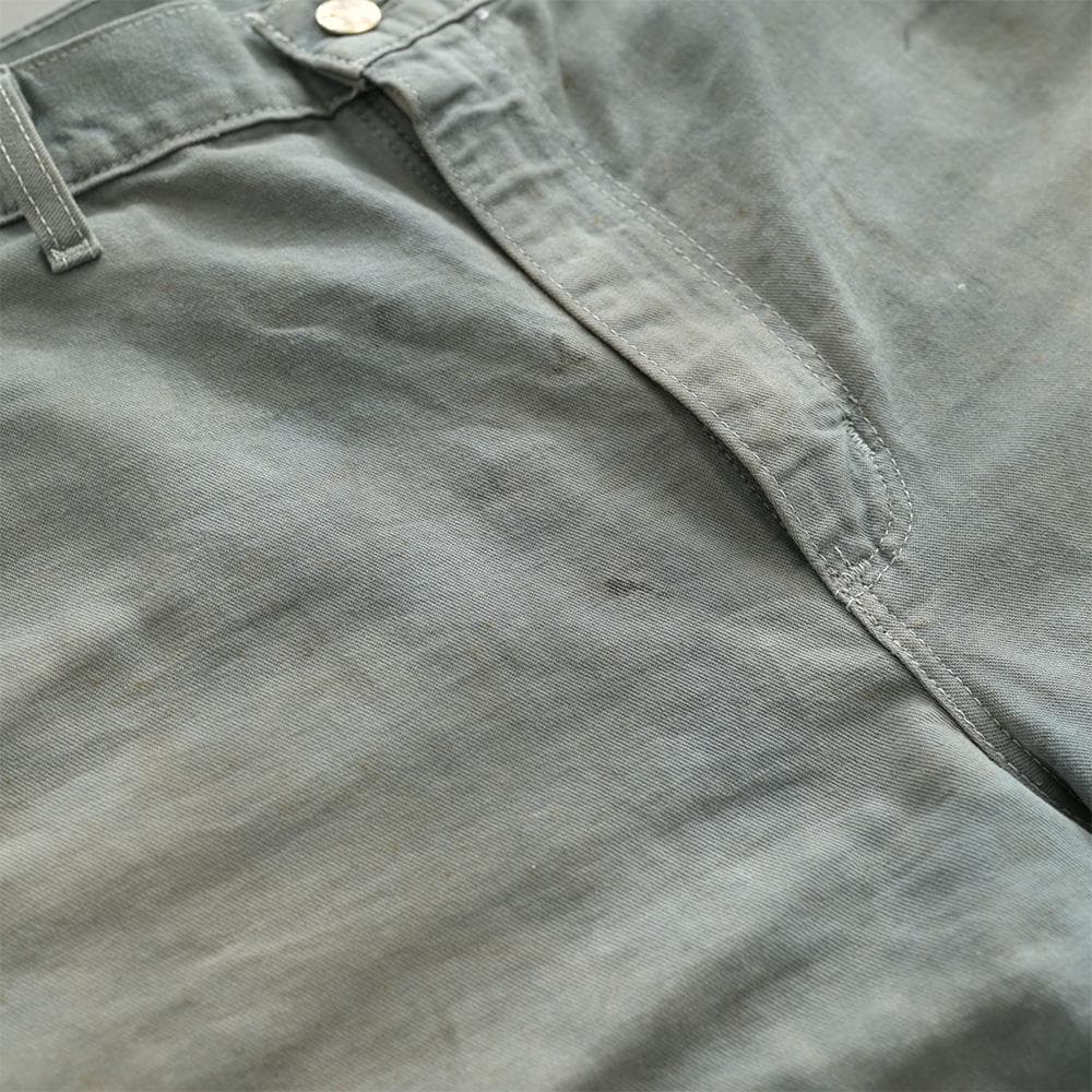は*ふ様 USA製 carhartt ダブルニー ペインターパンツ ブルーグレー