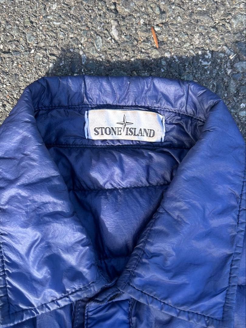 【正規品】Stone  ストーンアイランド　ネイビーダウンジャケット