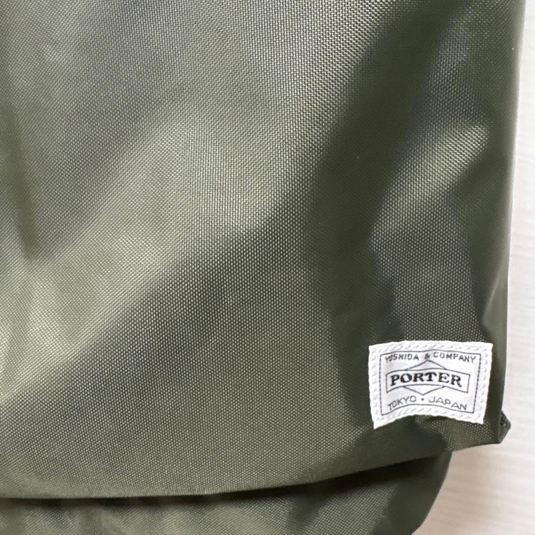 最安値/HYKE × PORTER/HELMET BAG/オリーブ/極美品
