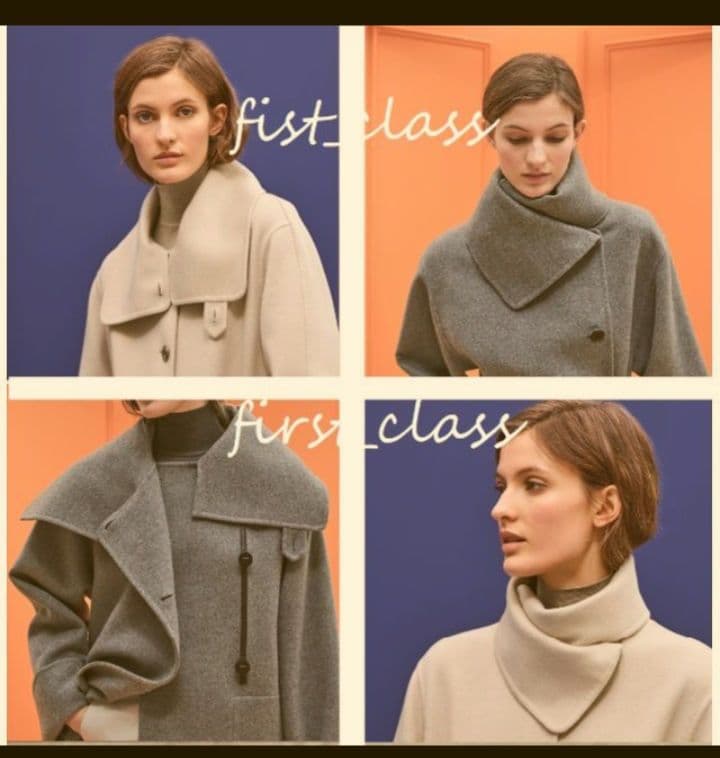 訳あり　HERMES　エルメス幻のジレ　カシミヤ100　ベージュ　ダブルフェイス