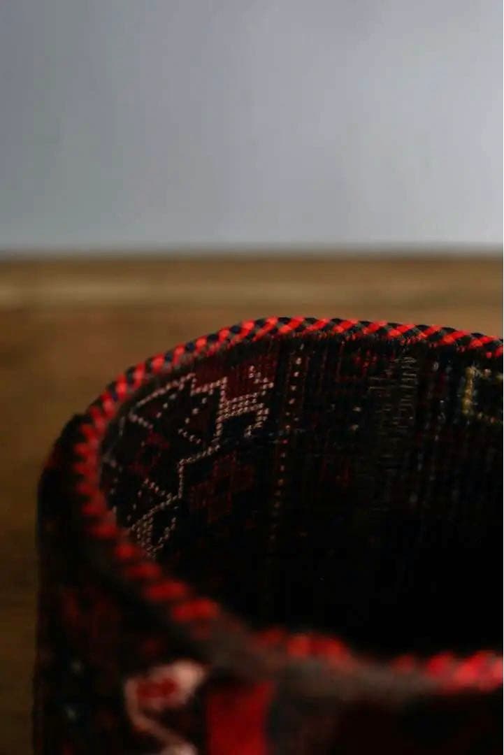 トライバルラグ バスケット バルーチ ヴィンテージラグ　グリーンポッド　植木