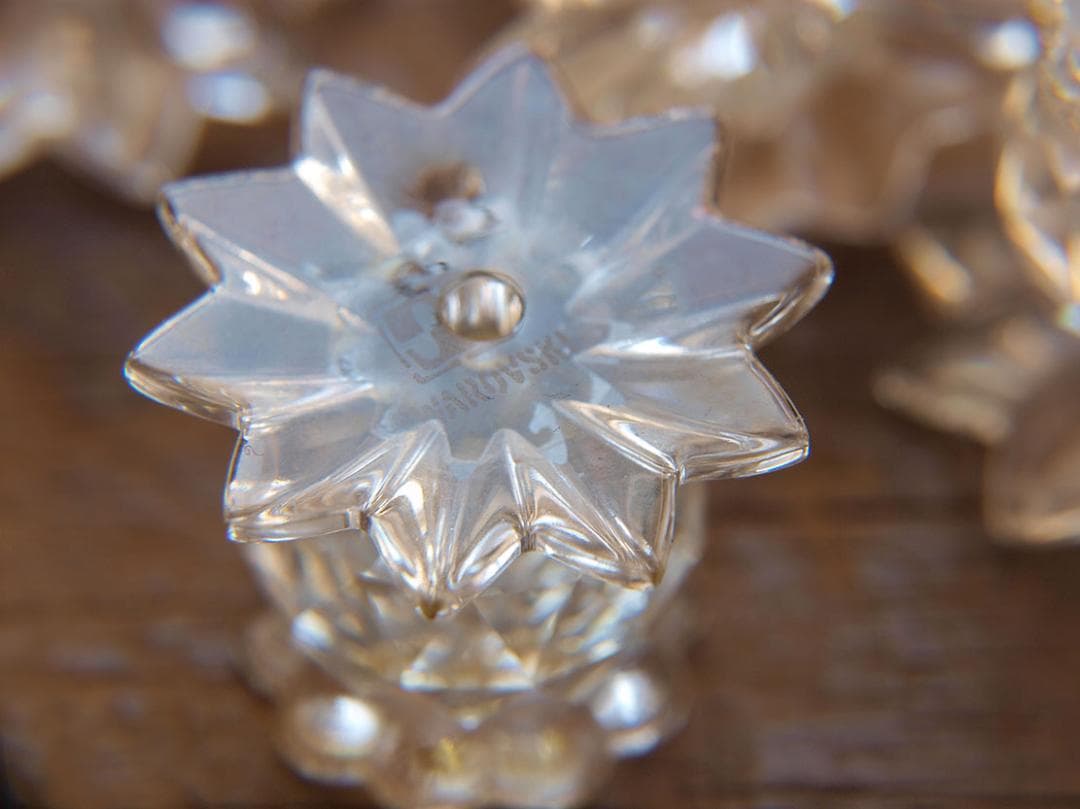 ヴィンテージ 1970年代 スワロフスキー キャンドルホルダー 5点 /H883
