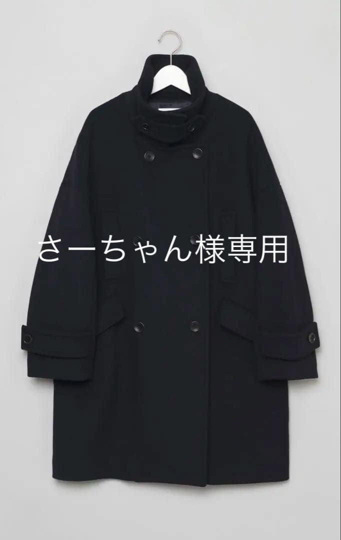 FRAY I.D バルマカンハーフコート ブラック