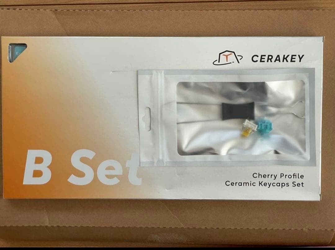 Cerakey キーキャップ v2 Bセット canal blue