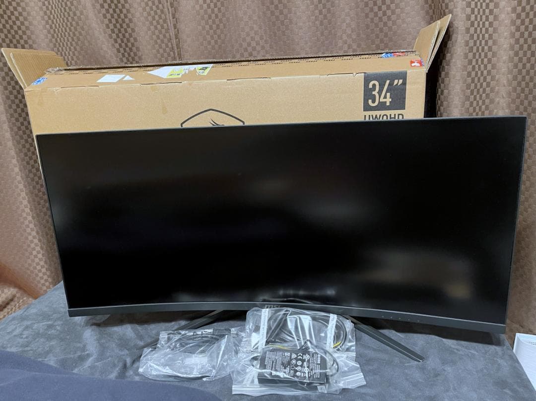 MSI Optix MAG342CQ 34インチ 湾曲モニター 144Hz