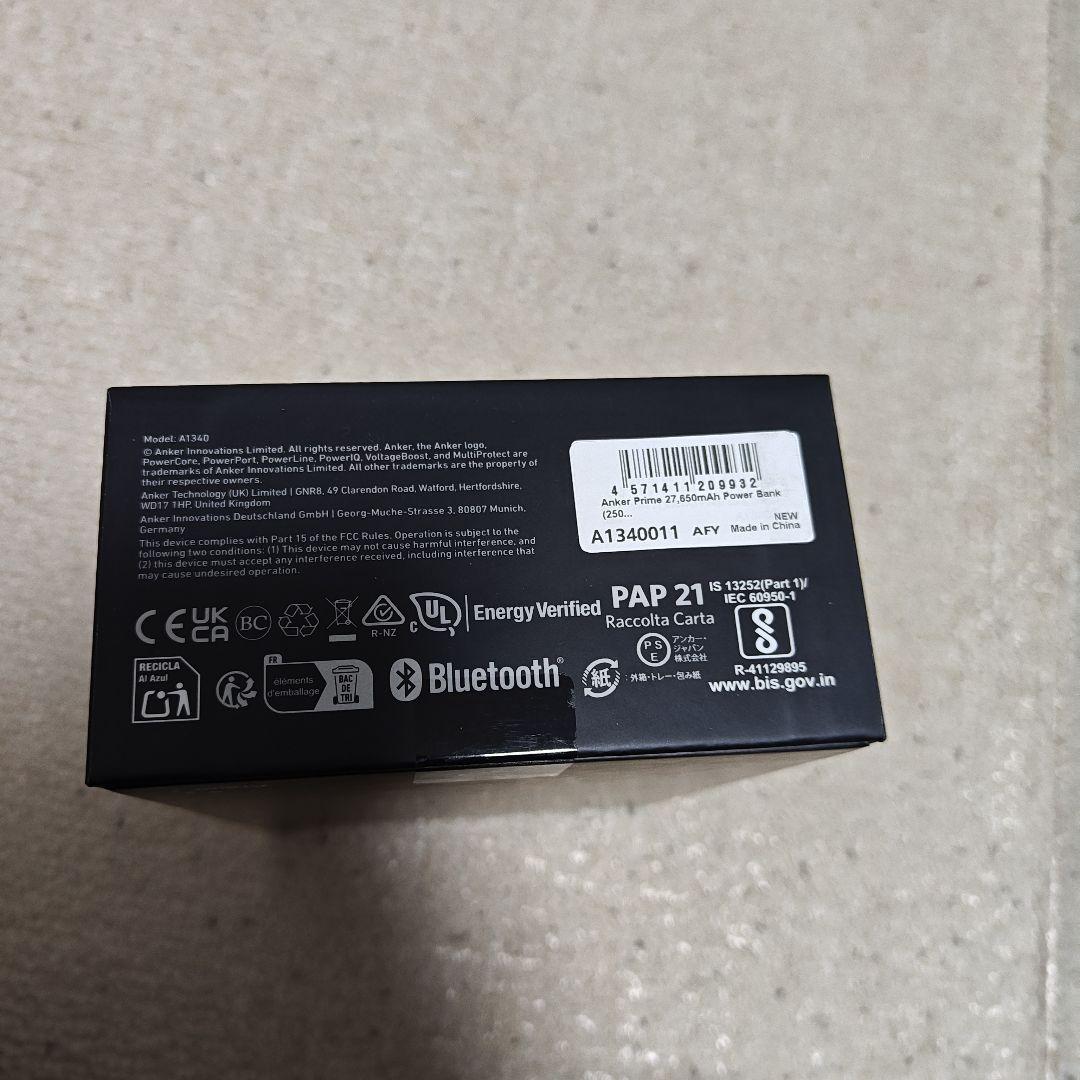 スマホアクセサリー Anker Prime Power Bank 27650mAh